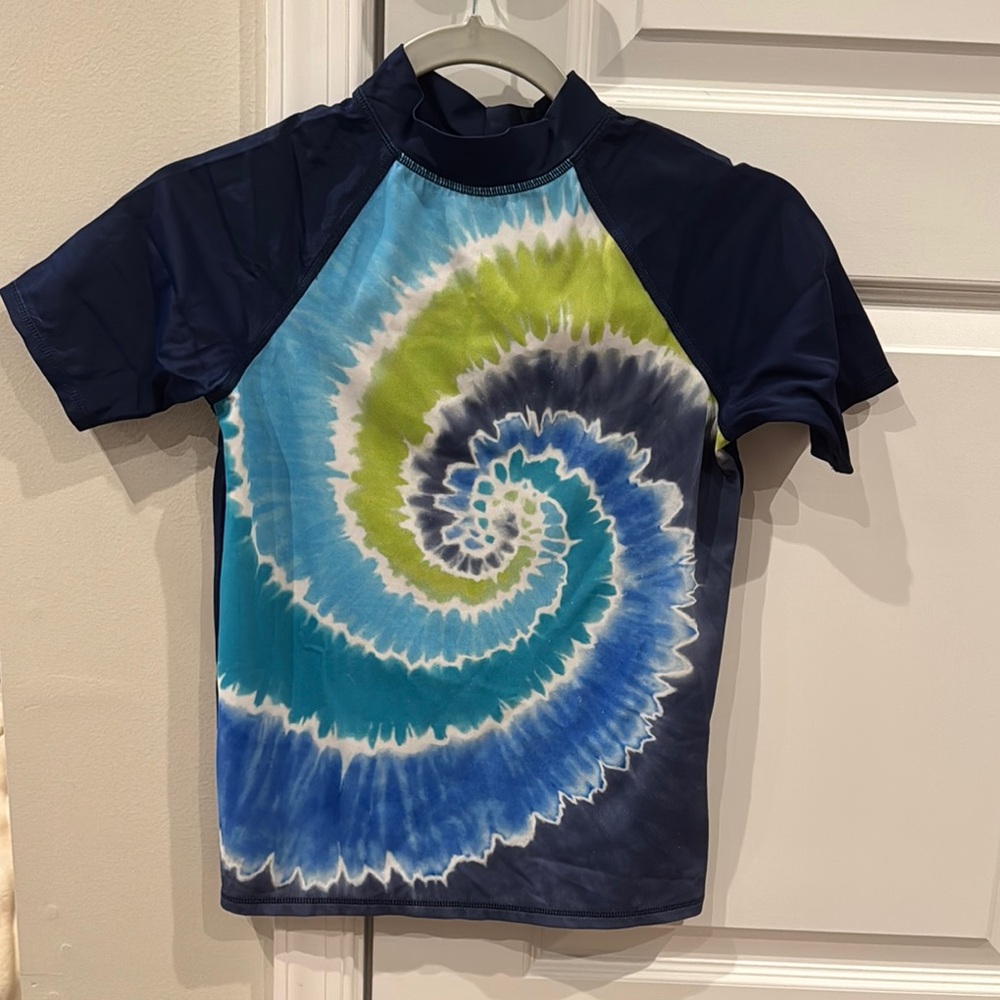 Boys Size 8 Lands End Rash Guard